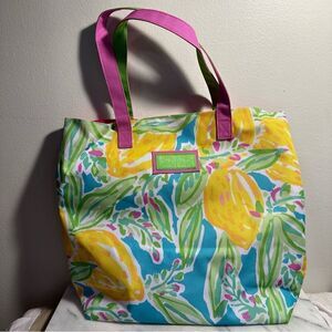 Lilly Pulitzer tote Estée Lauder NWOT